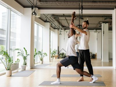 Yoga practitioner performing a bridge pose for flexibility